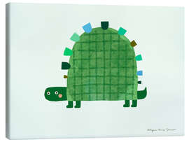 Leinwandbild Geometrische Schildkröte