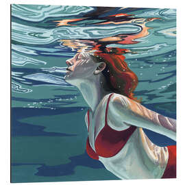 Alubild Zur Oberfläche schwimmen - Kate Jarvick Birch