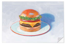 Wandsticker Burger