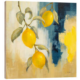 Holzbild Zitronen aud dem Süden - Silvia Vassileva