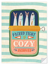 Wandsticker Leckere Sardinen I