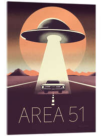 Acrylglasbild Area 51 - Omar Escalante