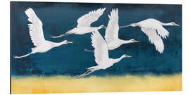 Alubild Gefiederte Herde