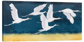 Leinwandbild Gefiederte Herde