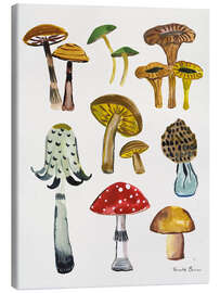 Leinwandbild Waldpilze II