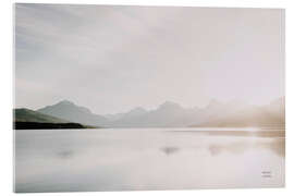 Acrylglasbild Morgen in Montana