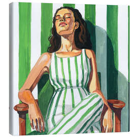 Leinwandbild Streifen und Entspannung