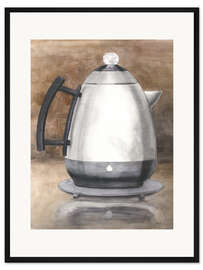 Gerahmter Kunstdruck Kaffeekanne