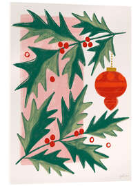 Acrylglasbild Retro Weihnachtsurlaub II