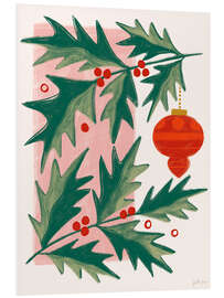 Hartschaumbild Retro Weihnachtsurlaub II