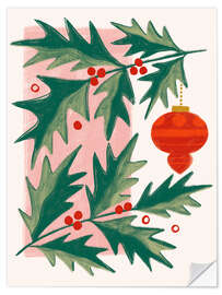 Wandsticker Retro Weihnachtsurlaub II