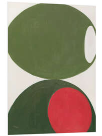 Hartschaumbild Oliva