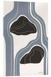 Acrylglasbild Abstrakter Wasserfall III