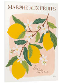 Hartschaumbild Marché Aux Fruits (Obstmarkt) II