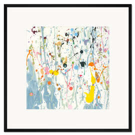 Gerahmter Kunstdruck Bright Splatter - Danhui Nai
