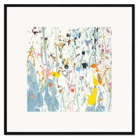 Gerahmter Kunstdruck Bright Splatter - Danhui Nai