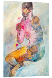 Acrylglasbild Floraler Akt II - Albena Hristova