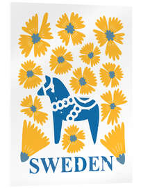 Acrylglasbild Schwedische Volkskunst - Omar Escalante