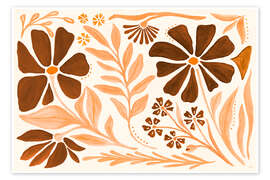 Tableau Modern Petals I - Veronique Charron