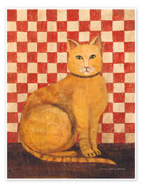 Wandbild Sam the Cat - David Carter Brown