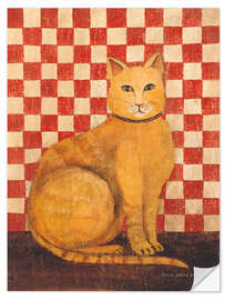 Wandsticker Sam the Cat - David Carter Brown