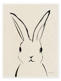 Kunstwerk Rabbit portrait - Yvette St. Amant