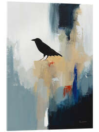Acrylglasbild Planning Crow - Pamela Munger