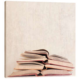 Cuadro de madera Heaven in Books - Deborah Revell