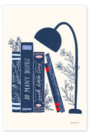 Kunstwerk Bookish Blue - Becky Thorns