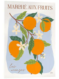 Acrylglasbild Marché Aux Fruits (Obstmarkt) I