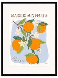 Gerahmter Kunstdruck Marché Aux Fruits (Obstmarkt) I