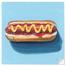Sticker mural The Perfect Hotdog - Kate Jarvick Birch