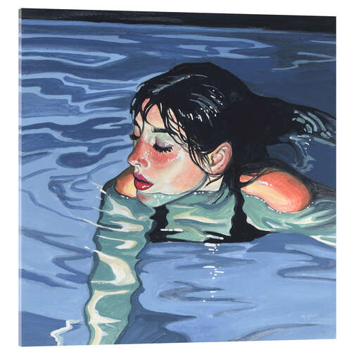 Quadro em acrílico Swimming in Evening Glow