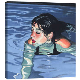 Canvas print Swimming in Evening Glow - Kate Jarvick Birch