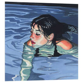 Stampa su PVC Swimming in Evening Glow - Kate Jarvick Birch