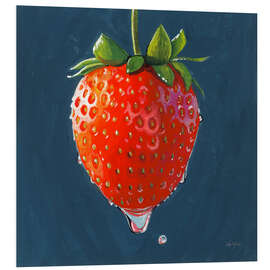Hartschaumbild Die vollkommenste Erdbeere