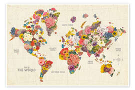Taulu Botanical Floral Map - Wild Apple Portfolio
