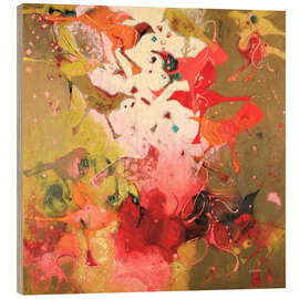 Holzbild Birdy Boots - Shirley Novak