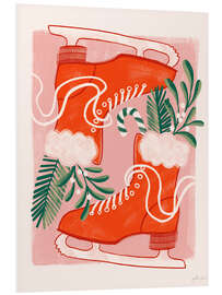 Hartschaumbild Old School Eislaufen