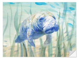 Wandsticker Manati Unterwasser - Danhui Nai