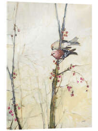 Acrylglasbild Flügel bei den Beeren - Julia Purinton