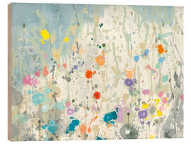 Holzbild Abstract Garden II