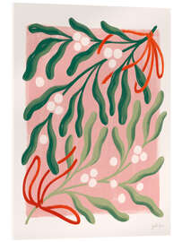 Acrylglasbild Retro Weihnachtsurlaub III