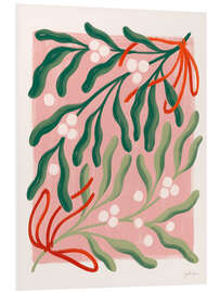 Hartschaumbild Retro Weihnachtsurlaub III