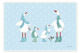 Kunstwerk Ducks in the Snow II - Yvette St. Amant