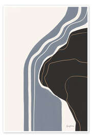 Kunstwerk Waterfall Abstract II - Becky Thorns