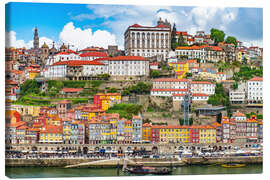 Leinwandbild Cais de Ribeira, Porto - HADYPHOTO