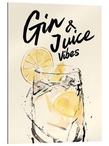 Tableau en plexi-alu Gin and Juice Vibes
