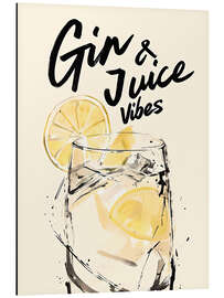 Magnettafel Gin and Juice Vibes