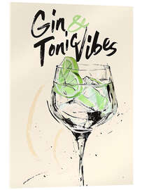 Akrylbillede Gin and Tonic Vibes